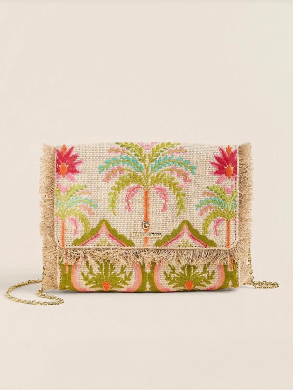 Spartina 449 Clutch Crossbody Castillo Floral Palms